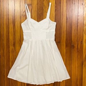 French Connection White A-Line Sun Dress size 6